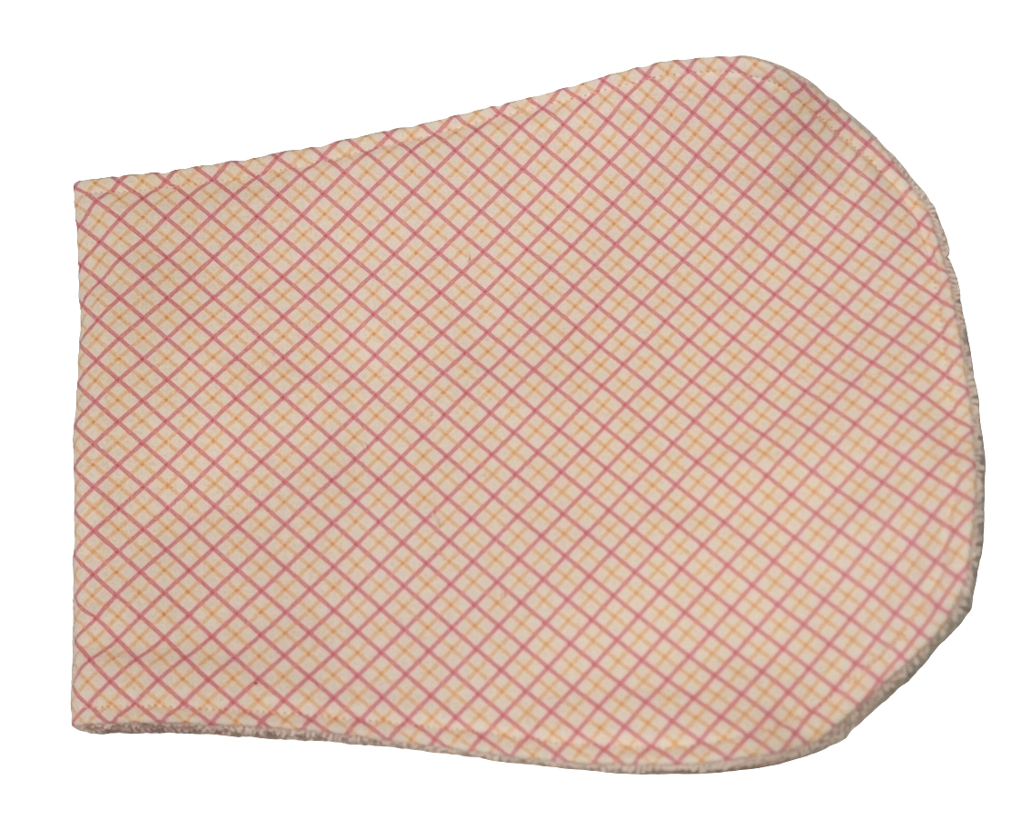 Orange and Pink Stripe with Pink Burpie