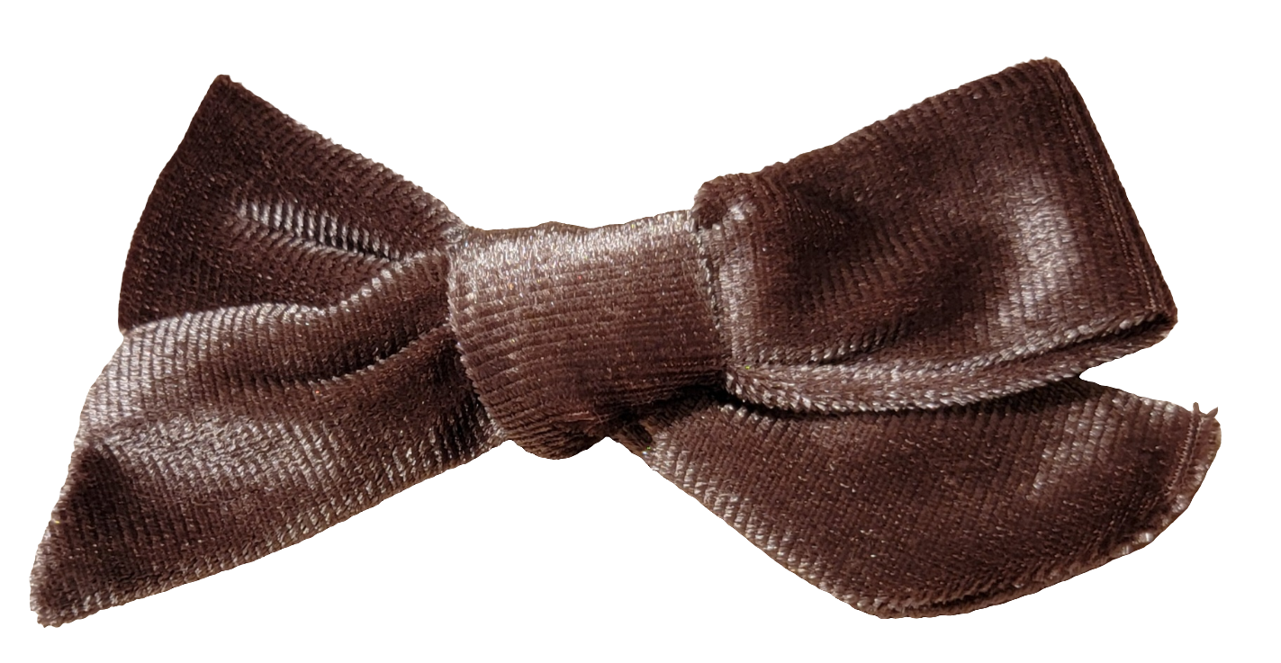 Velvet Sailor Bow Clip