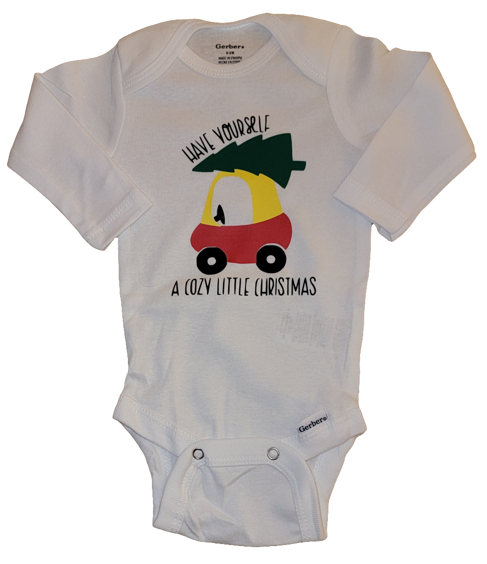 Have Yourself A Cozy Little Christmas Long Sleeve Onesie