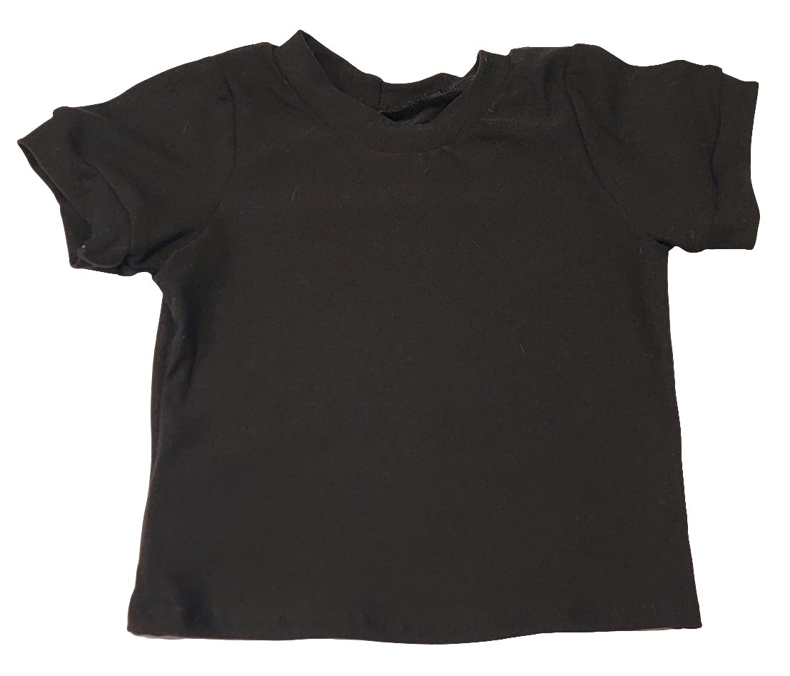 Solid Black T-Shirt