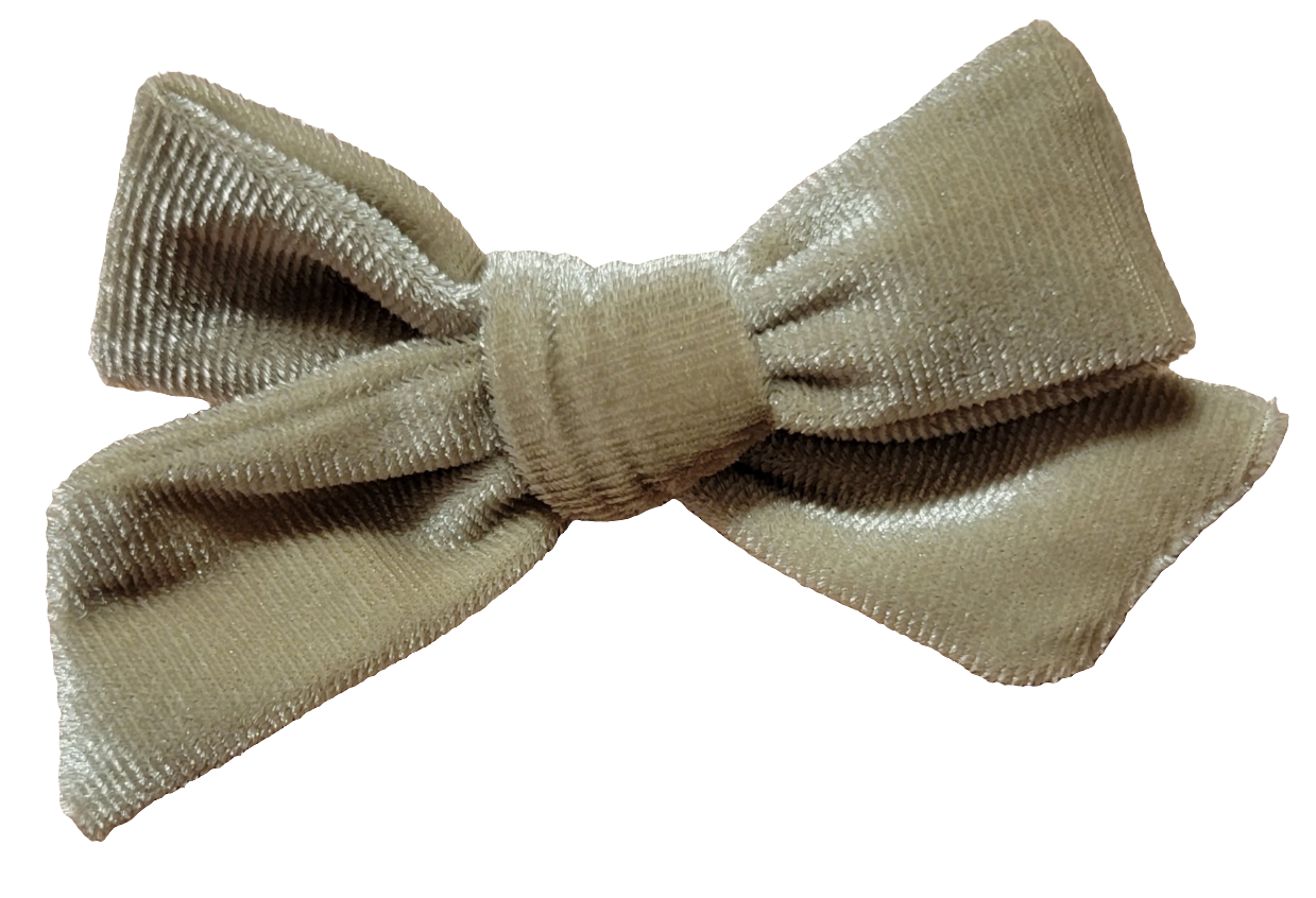 Velvet Sailor Bow Clip