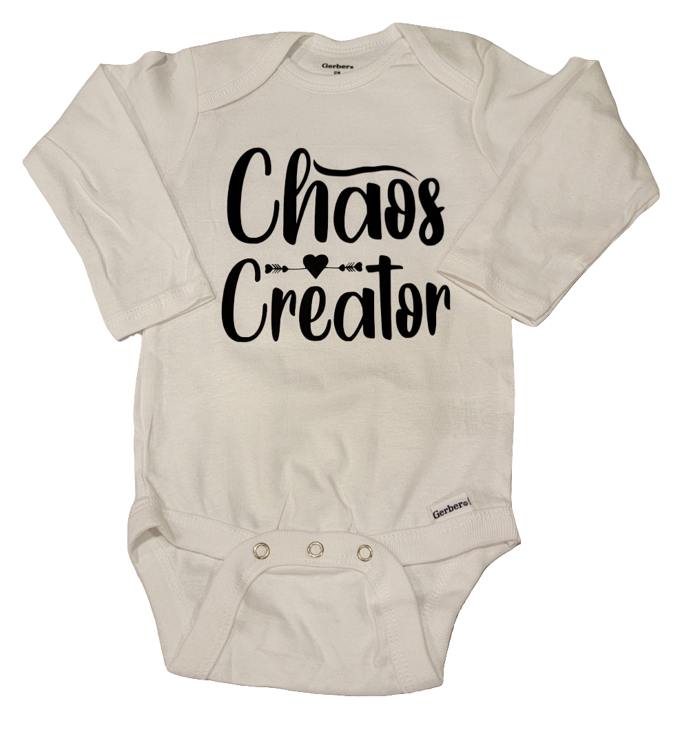 Chaos Creater Long Sleeve Onesie