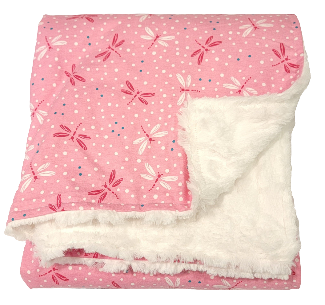 Dragonfly Baby Minky Blanket