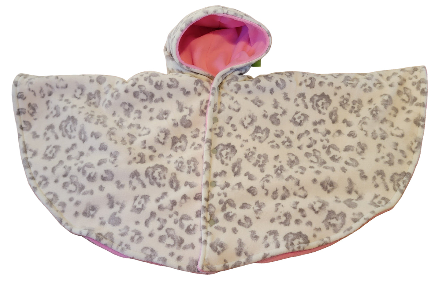 Neutral Cheetah Print Car Seat Poncho