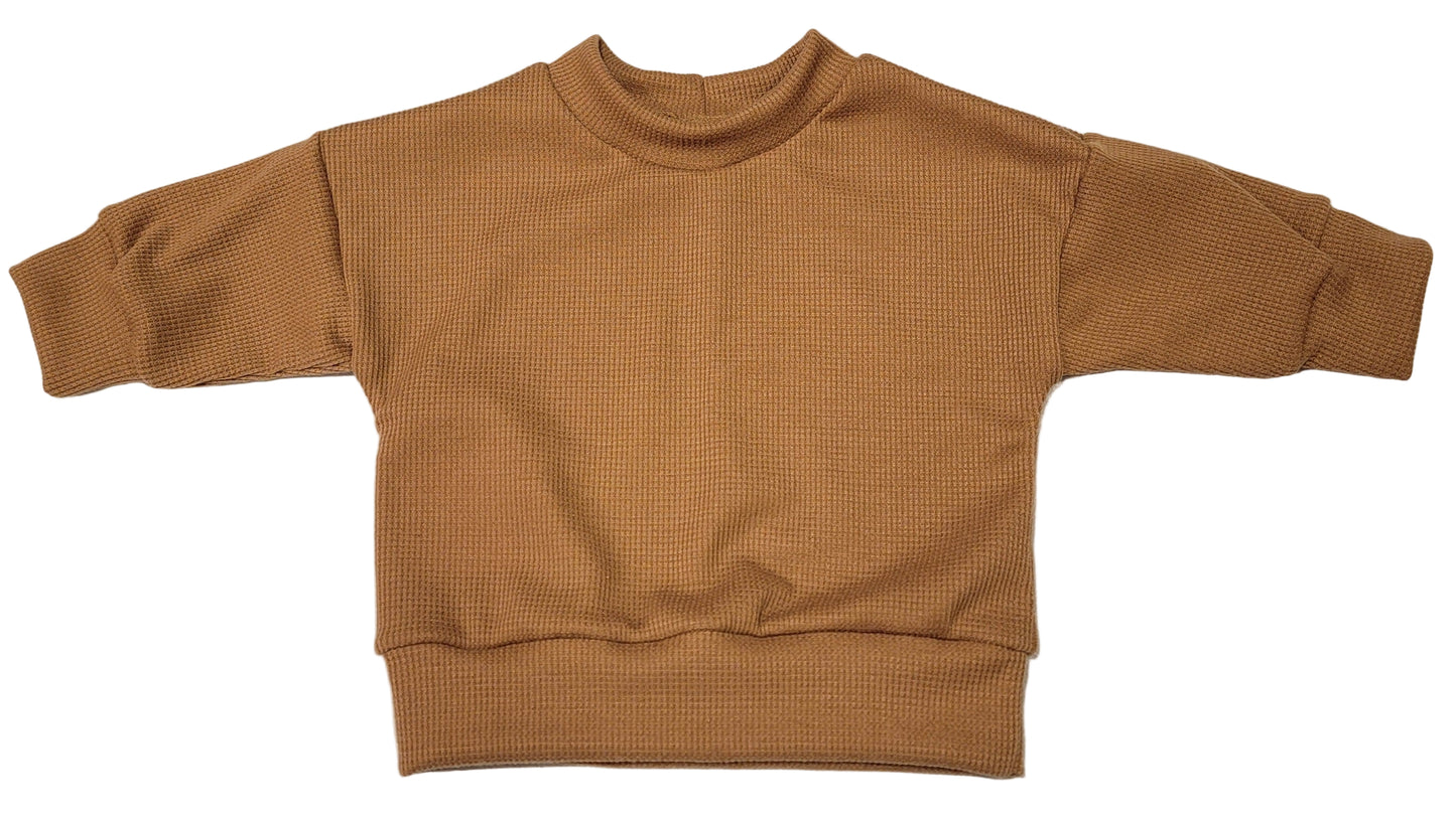 Tawny Waffle Knit Sweater