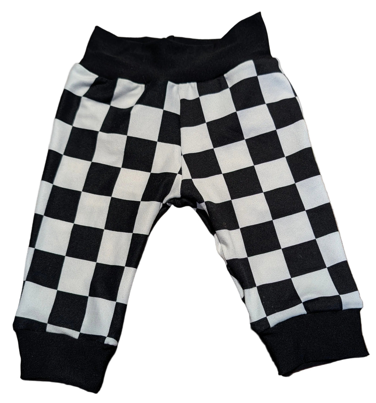 Checkered Print Joggers