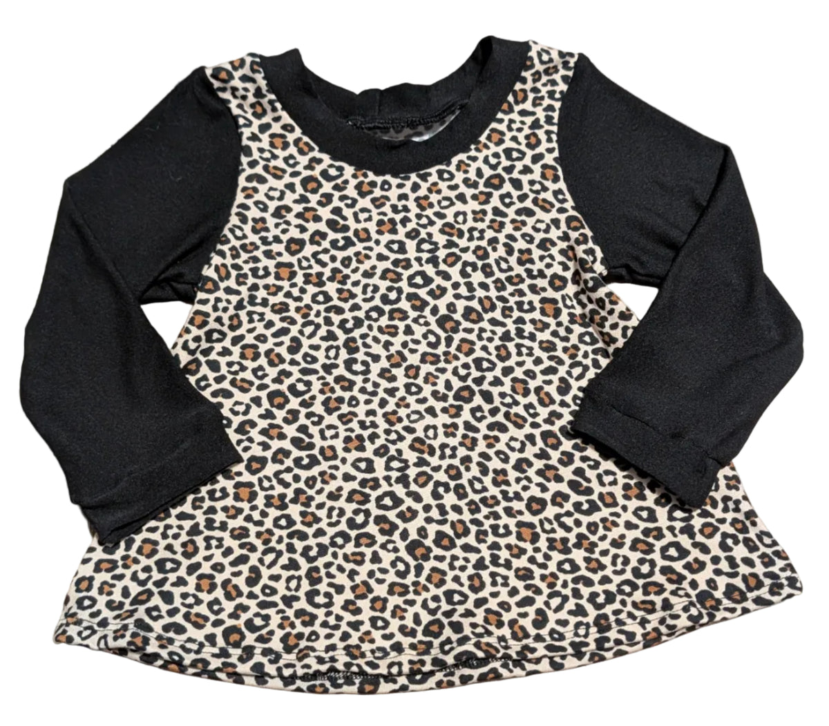 Cheetah Print Long Sleeve Megan Dress