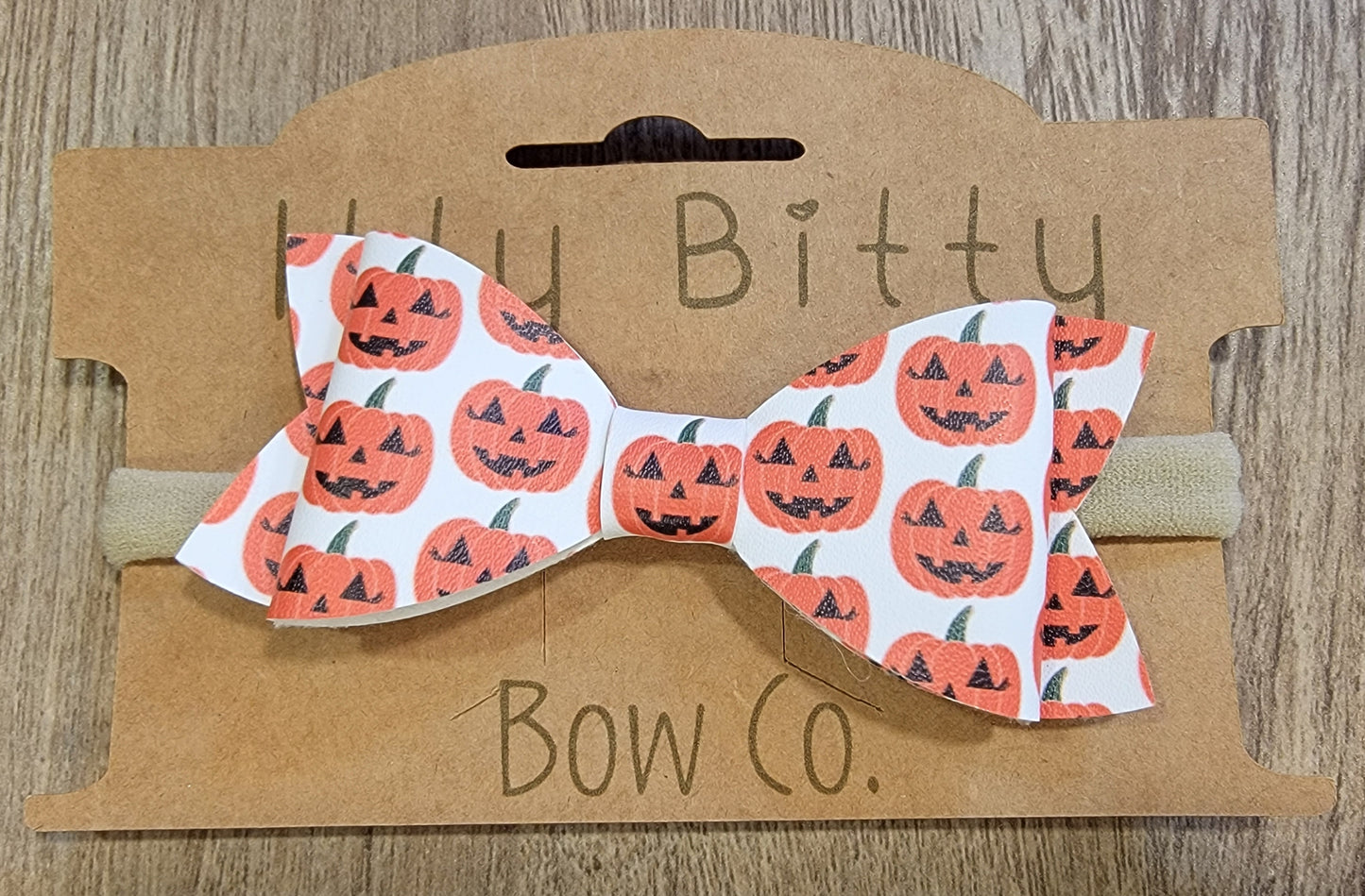 Miss Pumpkin Nylon Bow