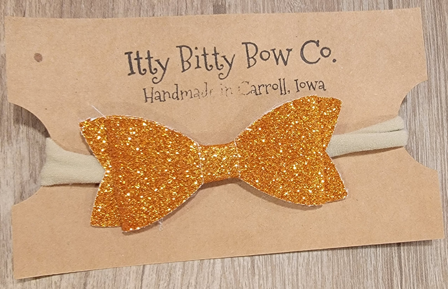 Sunkist Glitter Bow