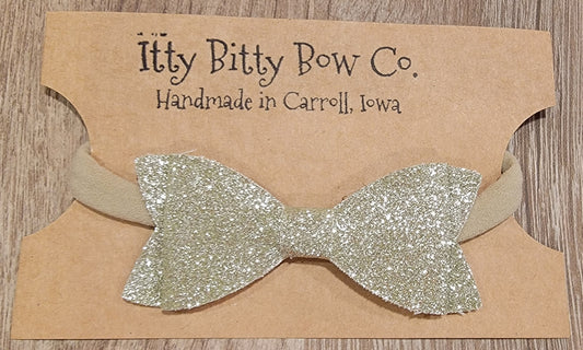 Icicle Glitter Nylon Bow