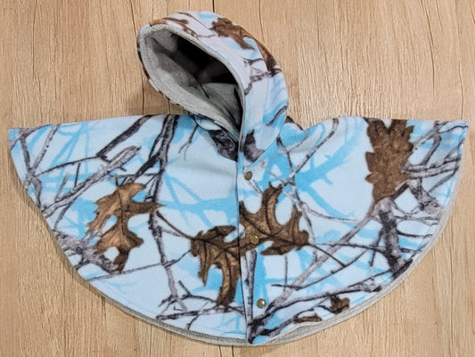 Blue Camo Carseat Poncho