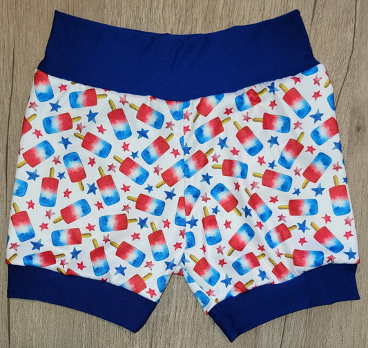 Bomb Pop Shorts Royal Blue Bands