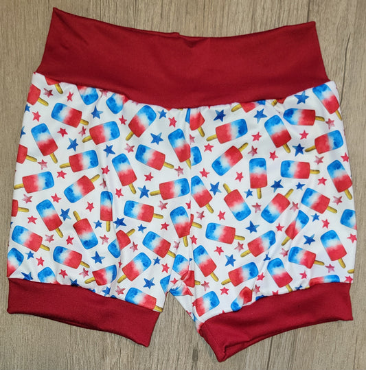 Bomb Pop Shorts Red Bands