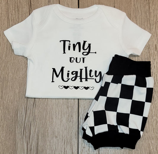 Tiny But Mighty Short Sleeve Onesie