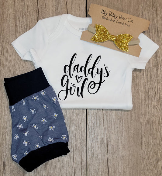 Daddy's Girl Short Sleeve Onesie