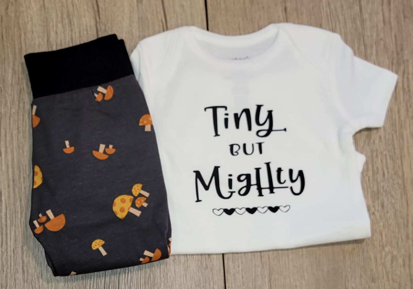 Tiny But Mighty Short Sleeve Onesie