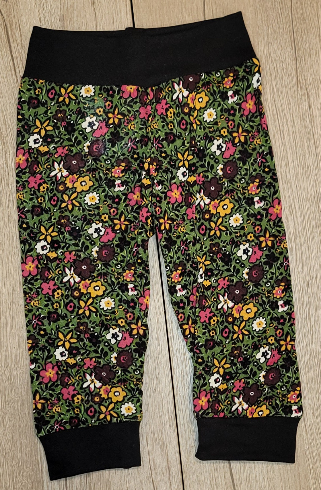 Olive Floral Jogger