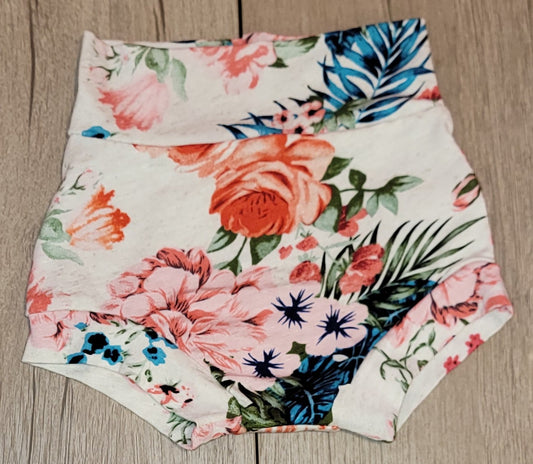 Tropical Floral Bummies