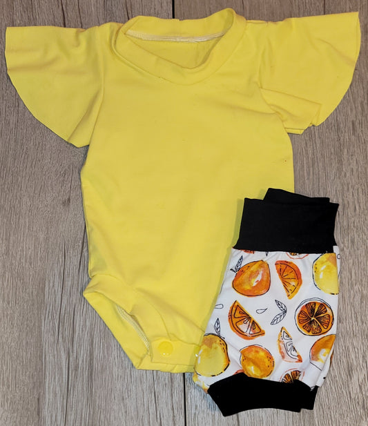 Banana Flutter Sleeve Bodysuit