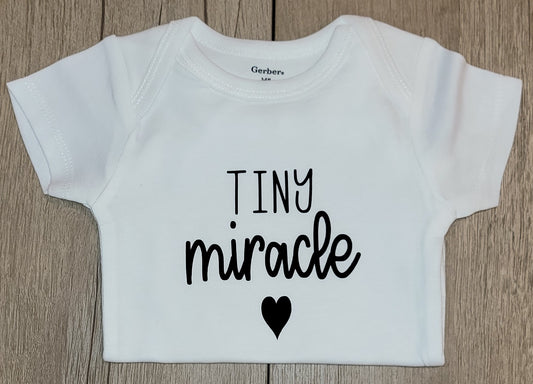 Tiny Miracle Short Sleeve Onesie