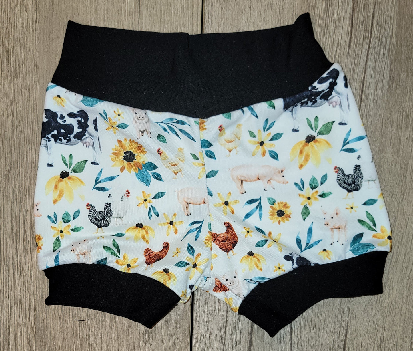 Sunflower Farm Animals Shorts