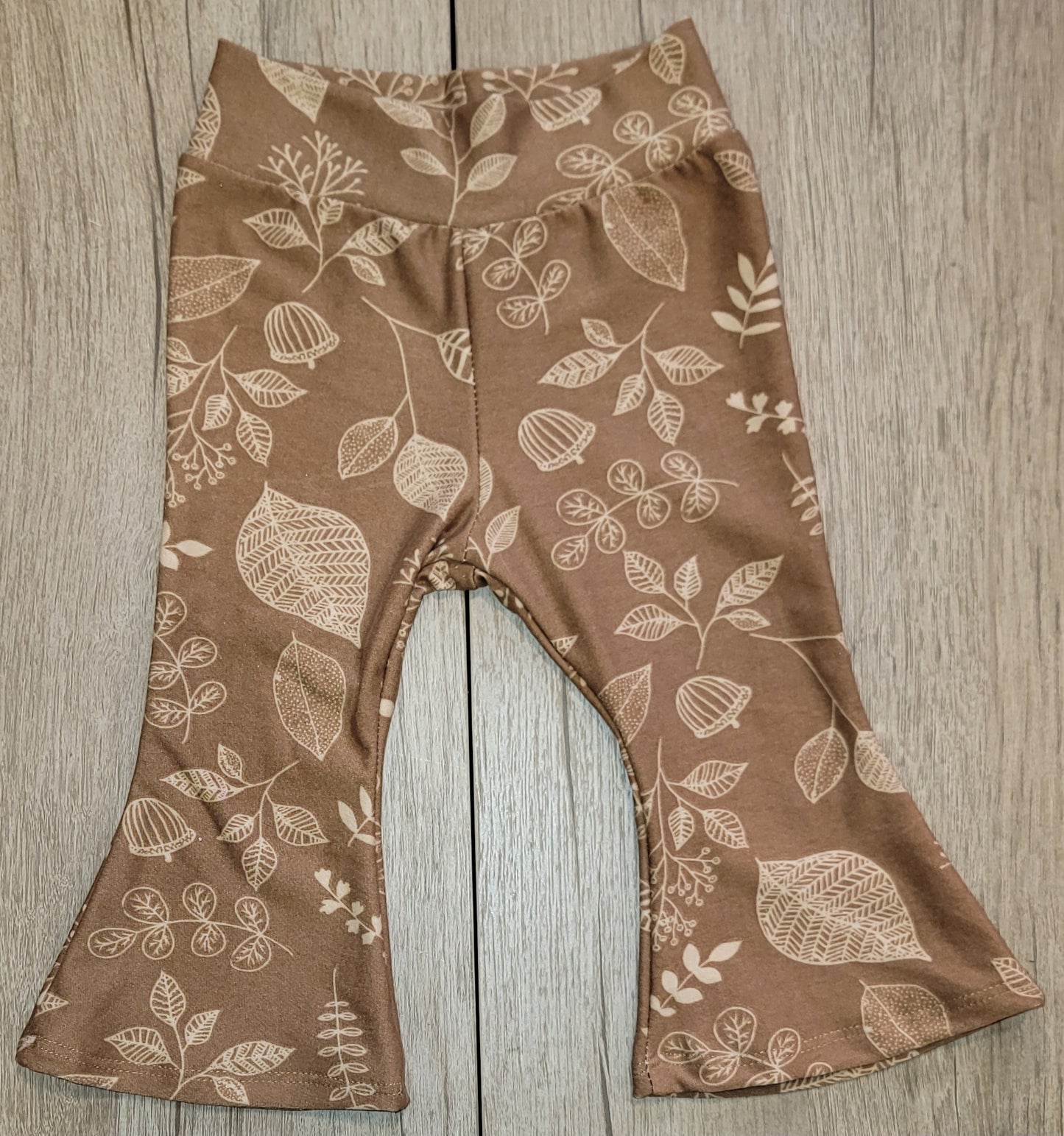 Acorn and Leafs Flare Pants