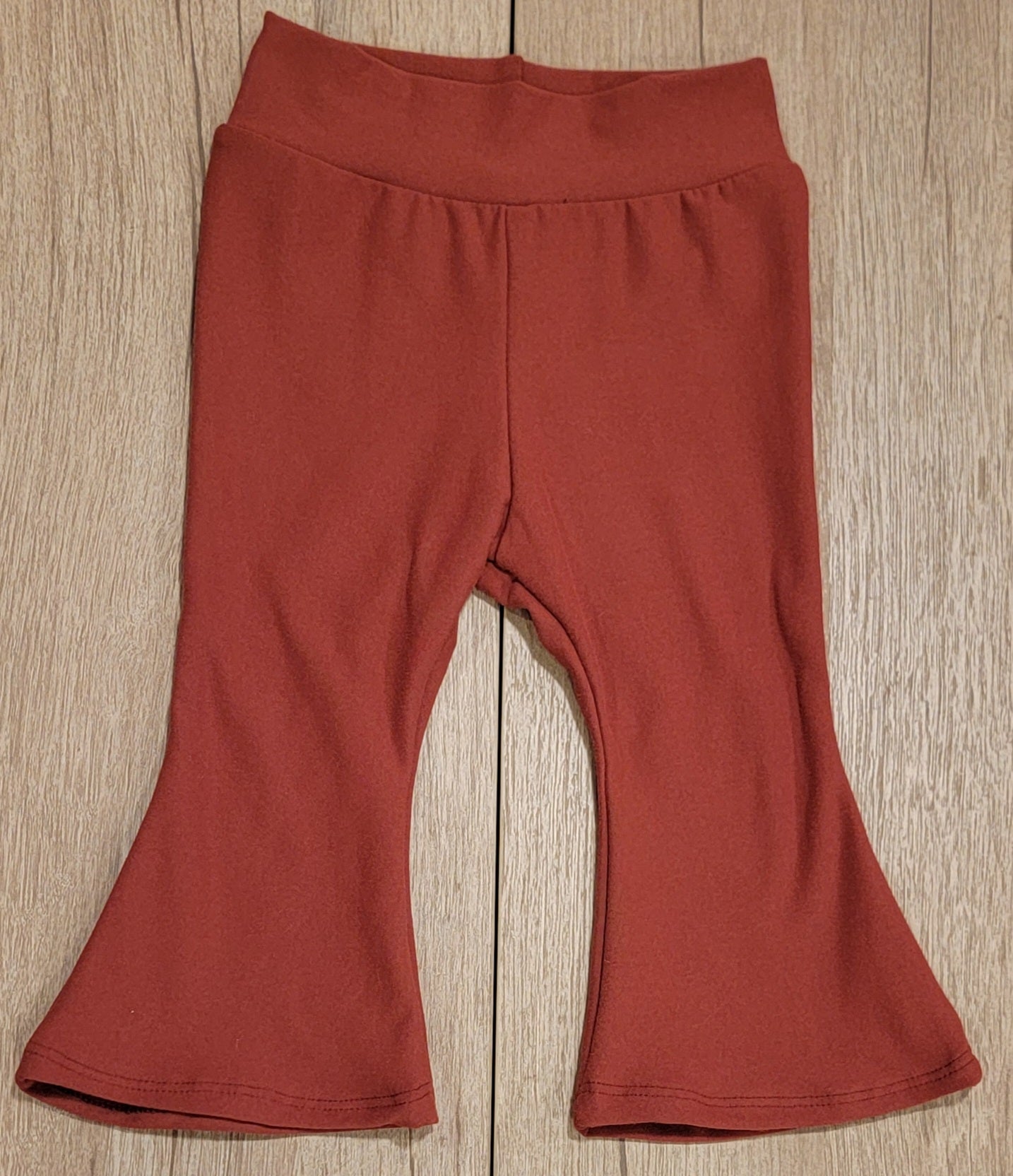 Rust Flare Pants