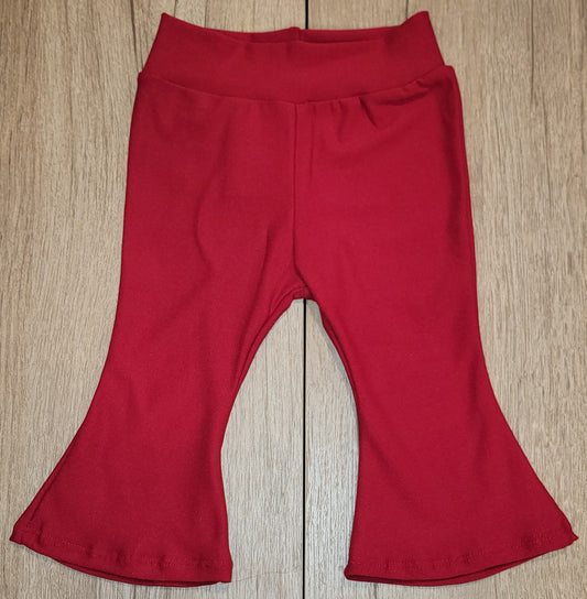 Red Flare Pants