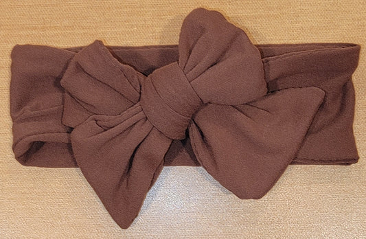 Rootbeer Headband Bow