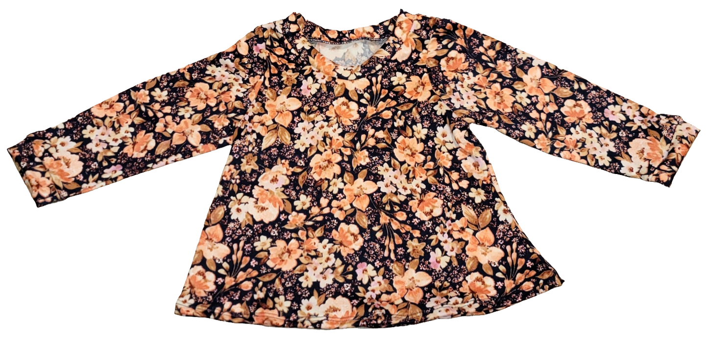 Flower Garden Long Sleeve Dress