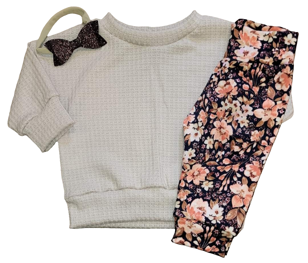 Flower Garden Flare Pants