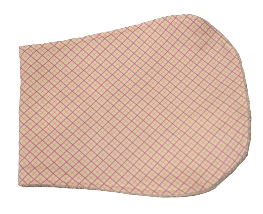 Orange and Pink Stripe with Pink Burpie