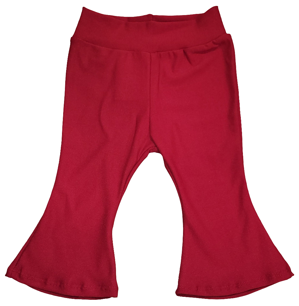 Red Flare Pants