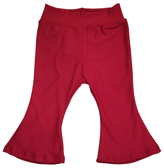 Red Flare Pants