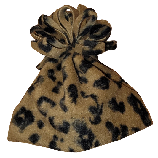 Mocha Leopard Fleece Hat