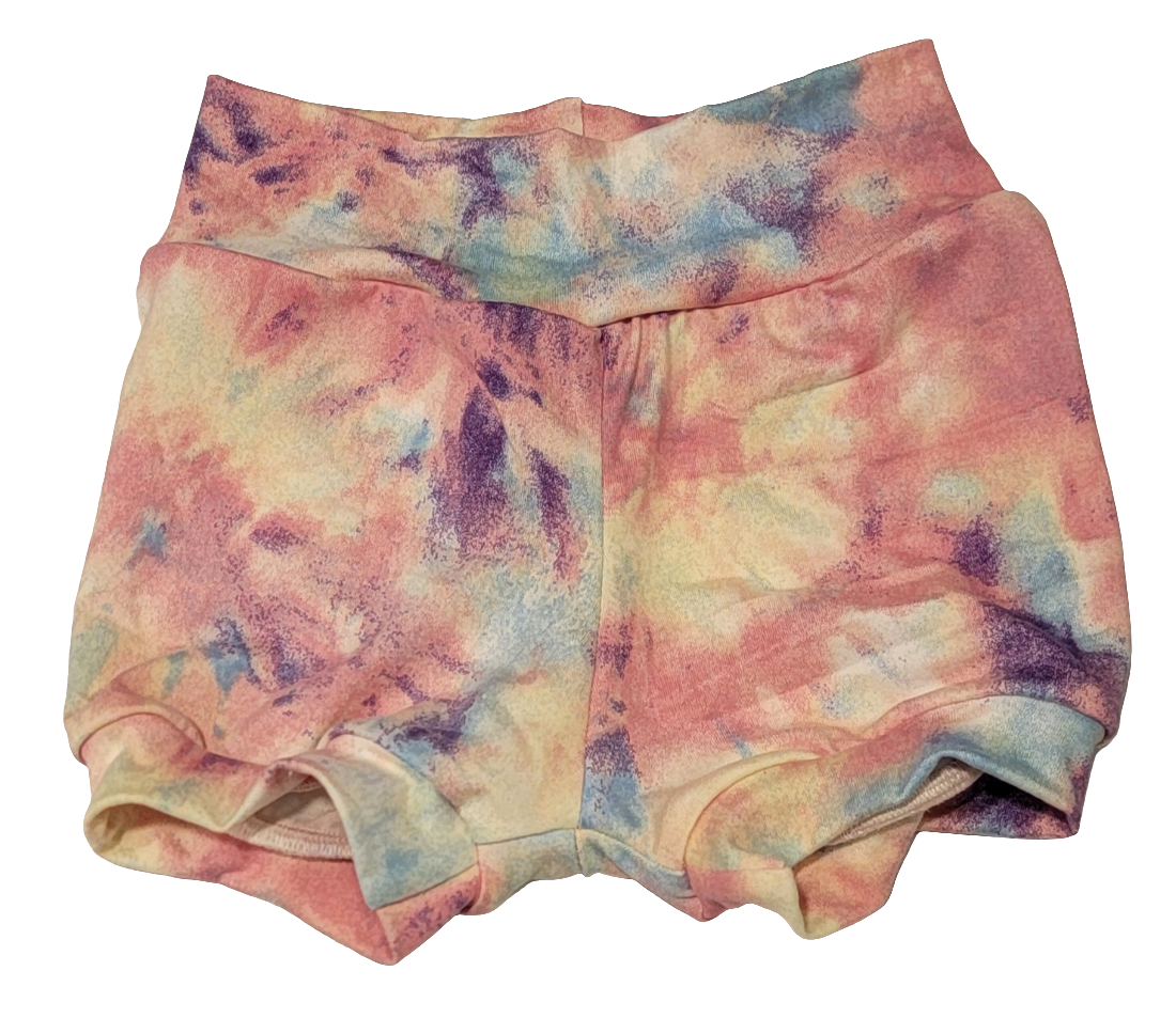 Pastel Tie Dye Shorts