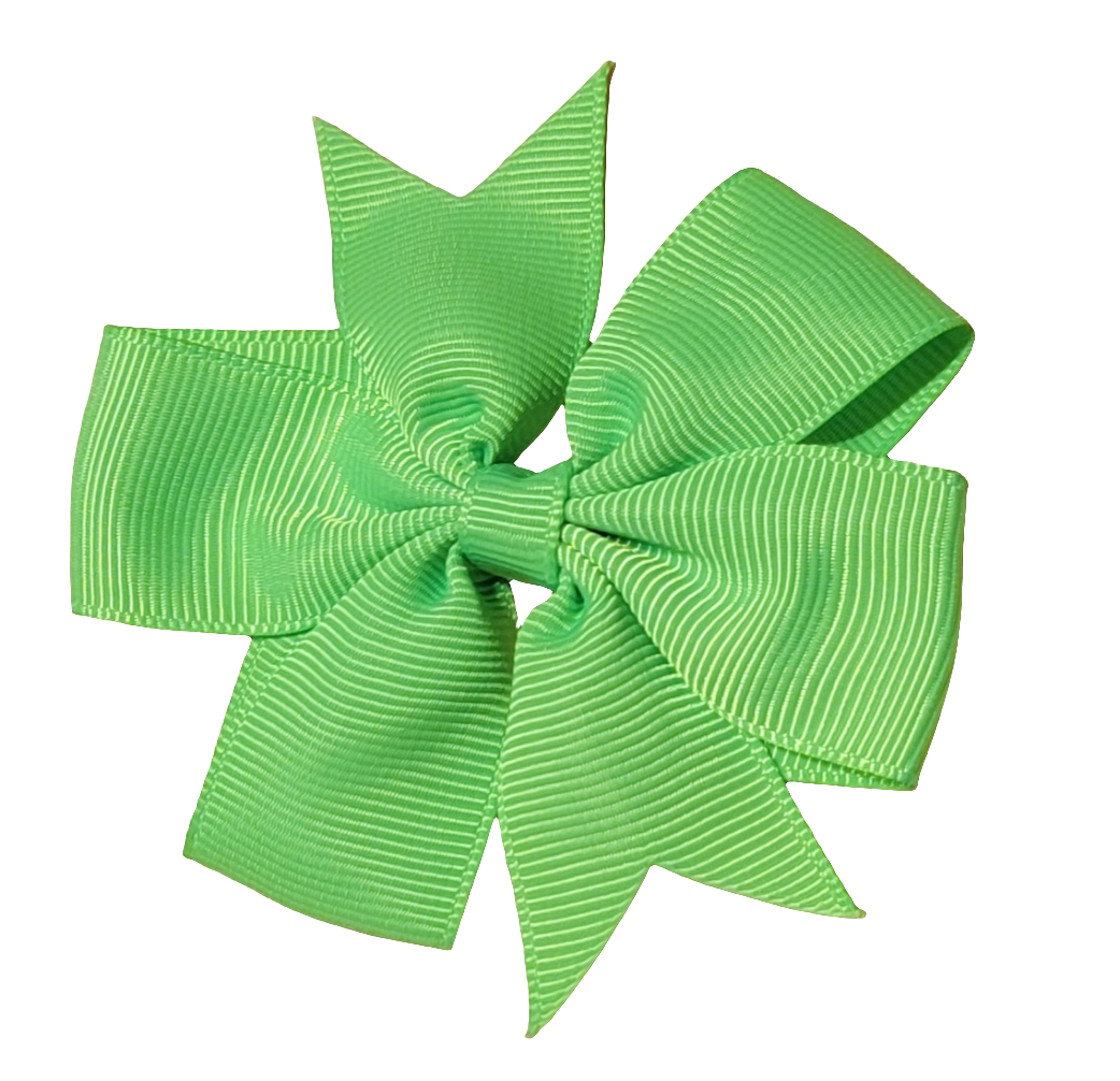 3 Inch Pinwheel Clip Bow