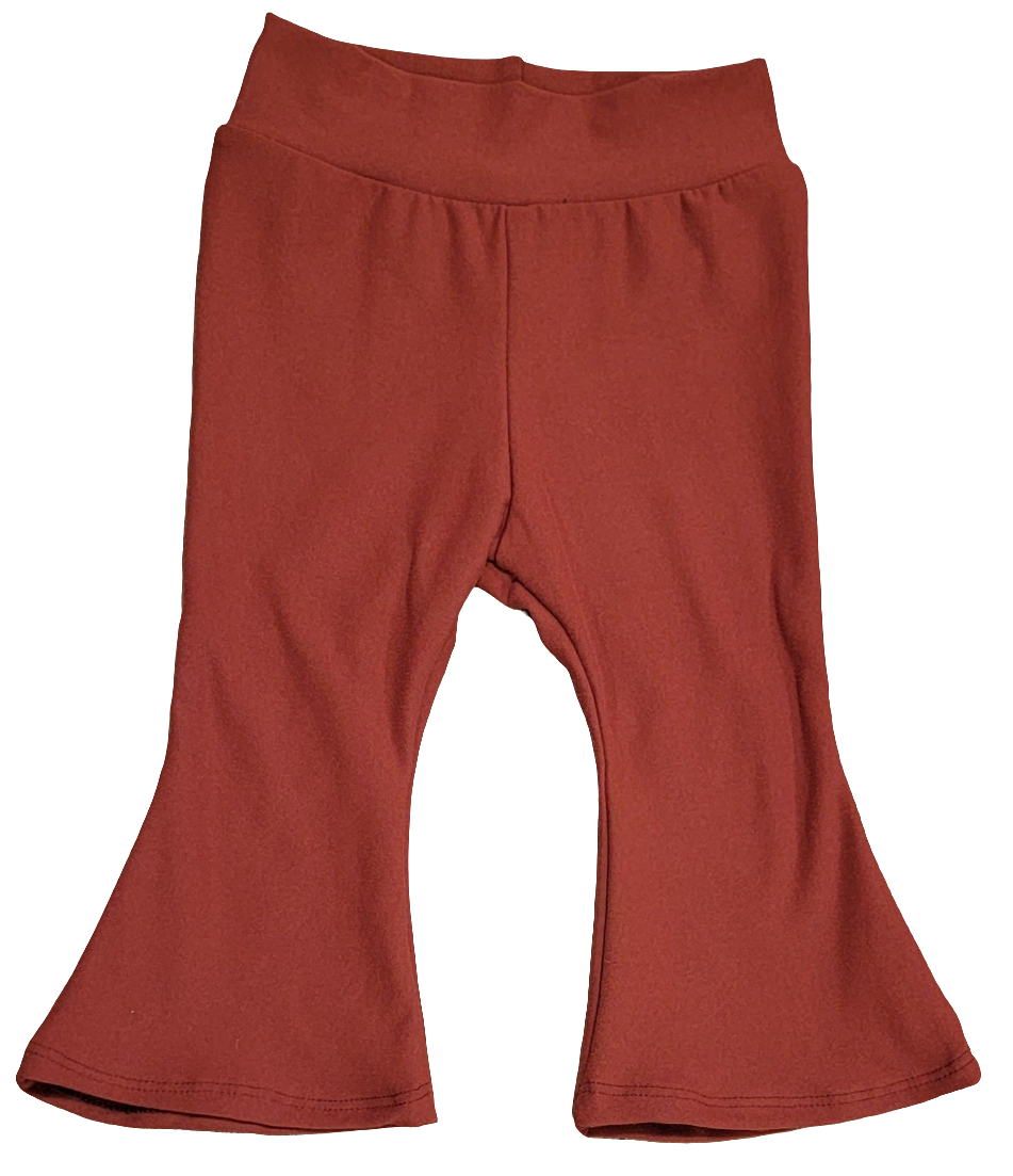 Rust Flare Pants