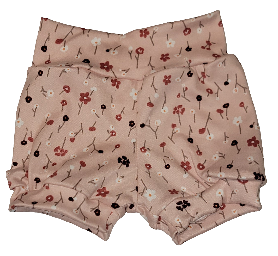 Pink Spring Floral Shorts