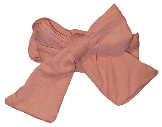 Peach Headband Bow