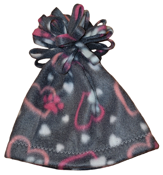 Heart and Paws Fleece Hat