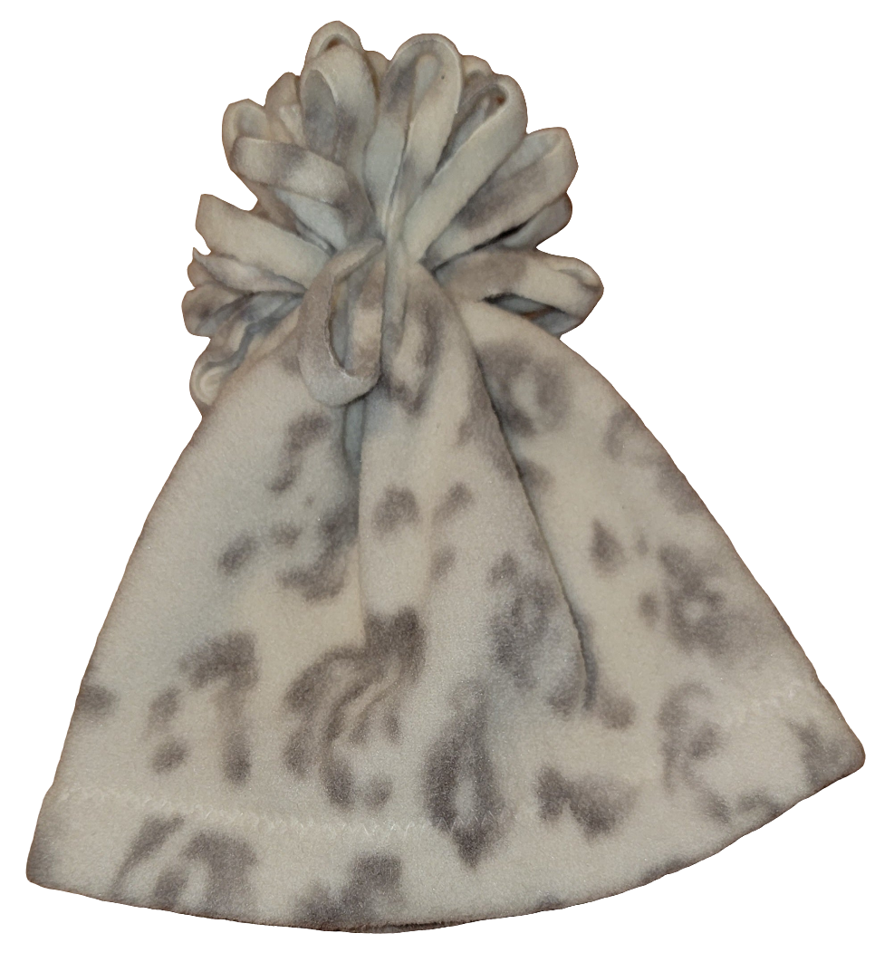 Neutral Leopard Fleece Hat