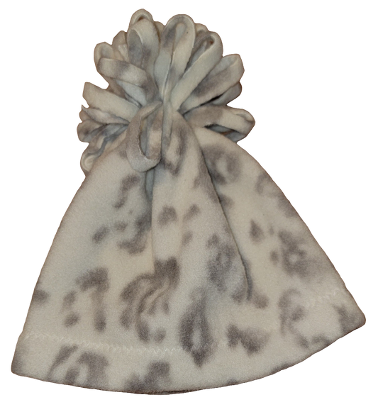 Neutral Leopard Fleece Hat