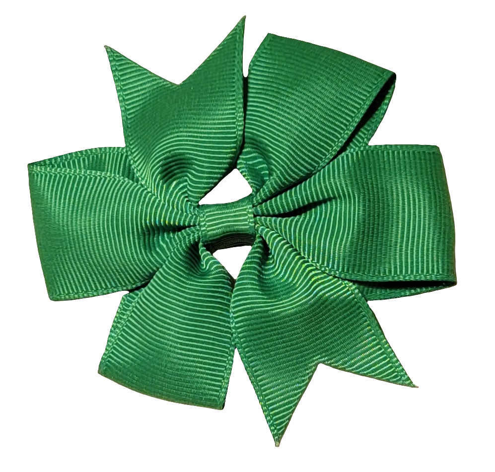 3 Inch Pinwheel Clip Bow