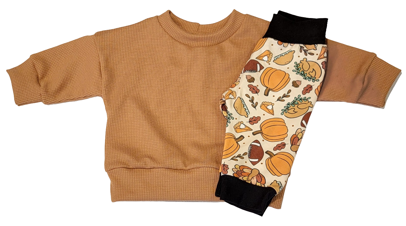 Golden Harvest Waffle Knit Sweater