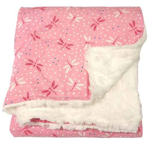 Dragonfly Baby Minky Blanket