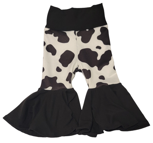 Cow Print Bell Bottoms