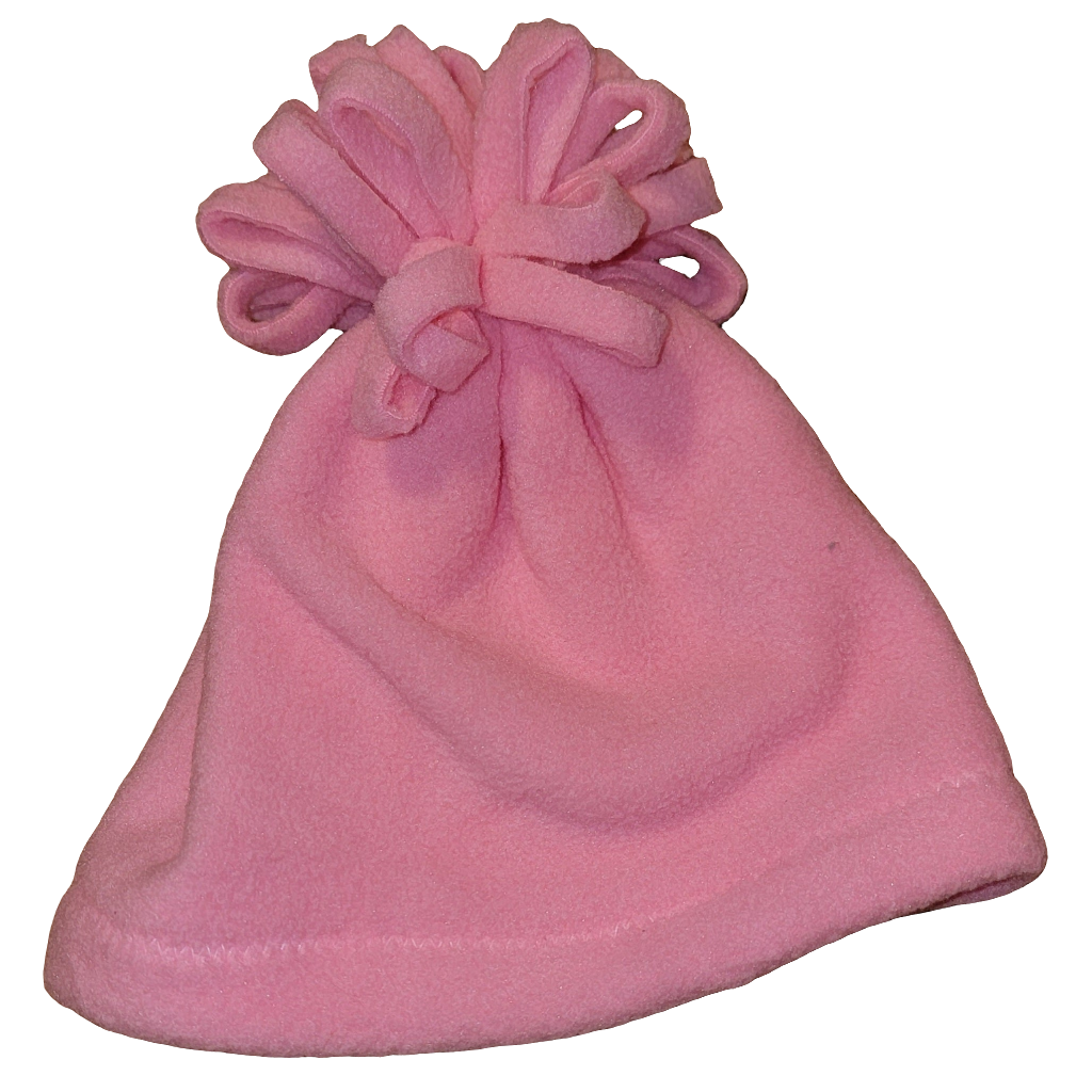 Bubble Gum Pink Fleece Hat