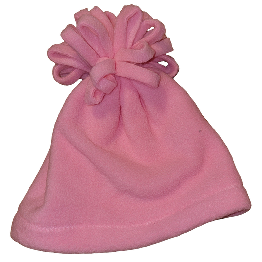 Bubble Gum Pink Fleece Hat