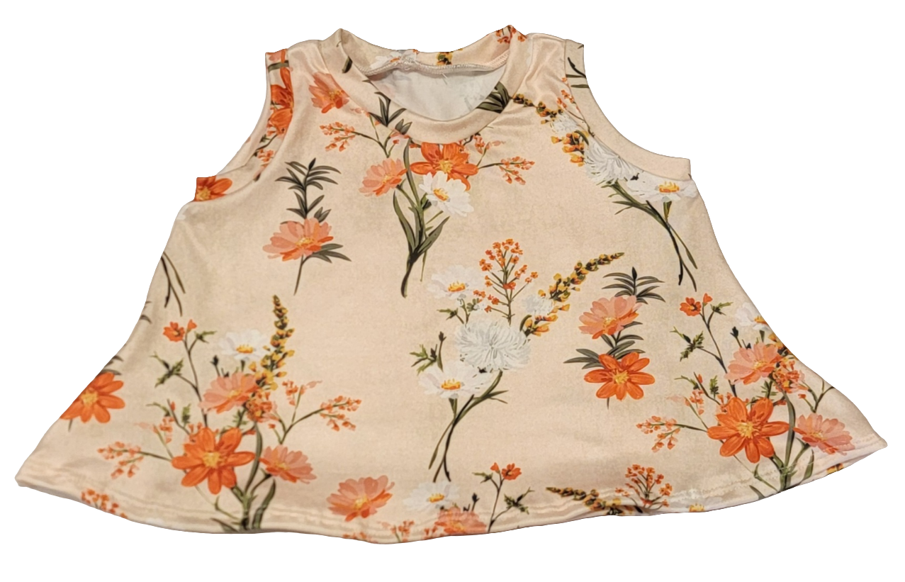Orangesicle Wildflower Swing Tank